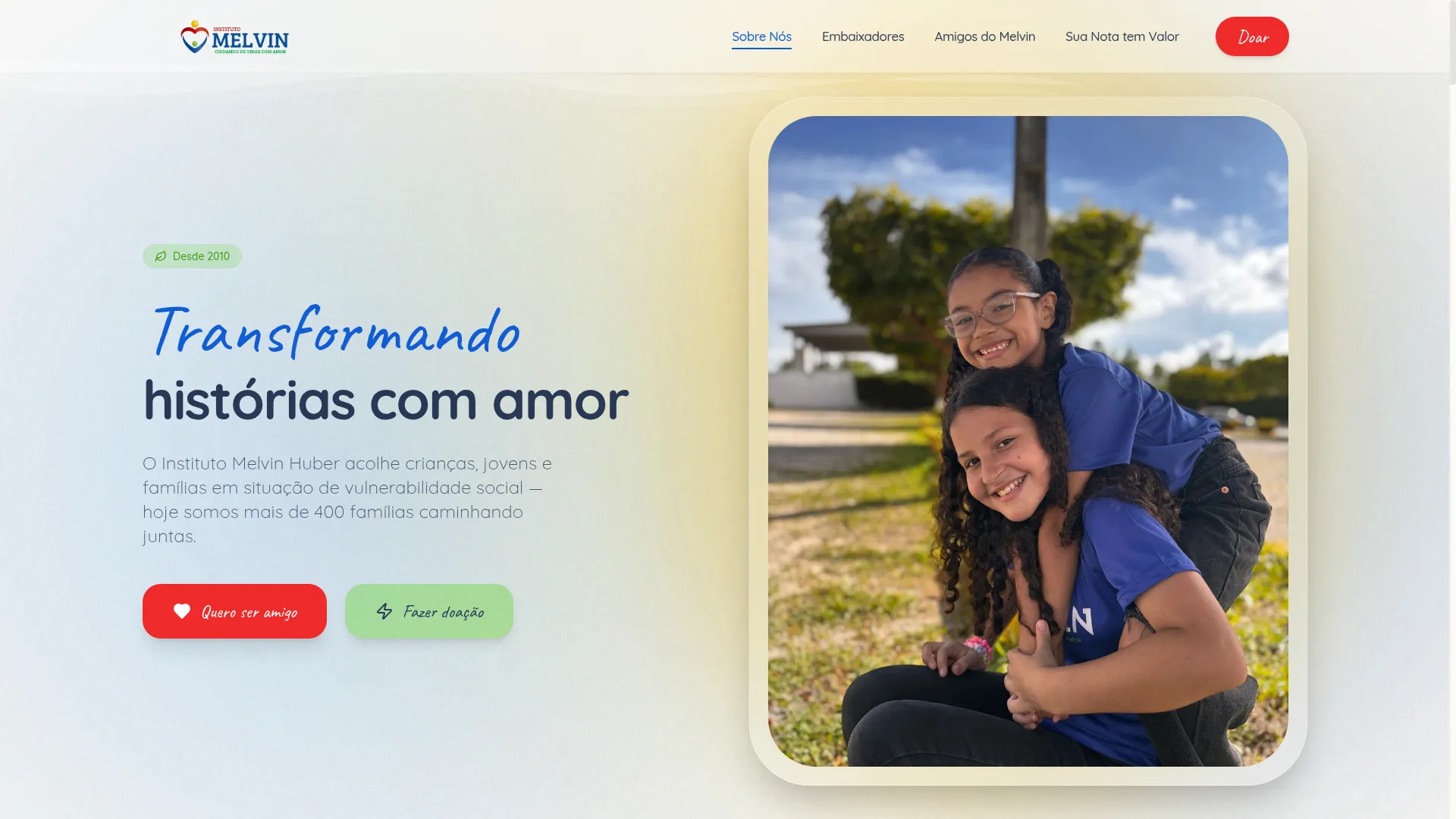 Print do Site Institucional